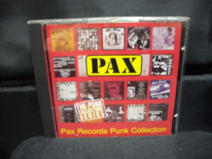 輸入盤CD/VA-PAX RECORDS/80年代UKハードコアパンクHARDCORE PUNK/INFA RIOTmau mausEX-TRACTdemobMANIAanti-systemSKEPTIXdemob他