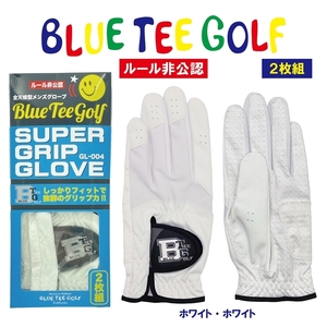 ☆ Бесплатная доставка ♪ Голубая чайная гольф [25 см/WHX2] Super Grip Glove [Men/One Laine/2 диски] [GL-004] Blue Tee Golf Calfornia