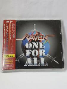 RAVEN／ONE FOR ALL／レイヴン／ワン・フォー・オール／国内盤CD／帯付／1999年発表／11thアルバム／廃盤／NWOBHM