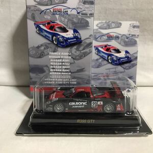  Kyosho 1/64 Ниссан Motor Sport Nissan R390 GT1 #23 звезда . один ./E. koma s/. гора правильный . Ла Манш 24 час 1997 12 ранг 198