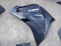 CBR250R　MC41　純正外装一式　フェンダー　タンク　アンダー　アッパー　シートカウル　黒/銀　AA_画像3