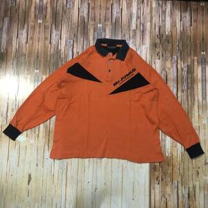  prompt decision * click post shipping **90s about. Mr.JUNKO. polo-shirt with long sleeves *S