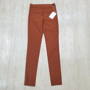 新品 ③ PARLMASEL パールマシェール ストレッチ イージー パンツ スキニーパンツ pants キャメル 系 サイズ 36