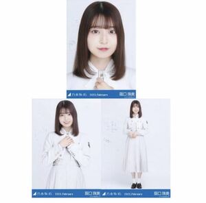 【6/1-2】乃木坂46 公式グッズ 生写真 3枚コンプ　 ヨリチュウヒキ　阪口珠美　31st制服　乃木坂46 2023.February ここにはないもの