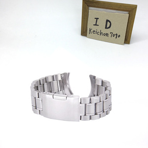  special price!! clock belt band exchange belt made of stainless steel wristwatch strap 22mm silver ( silver )