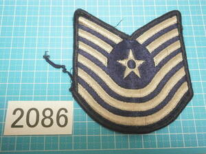 ☆2086 USAF 中古 アメリカ空軍 階級章 パッチ ワッペン 曹長（Master Sergeant）