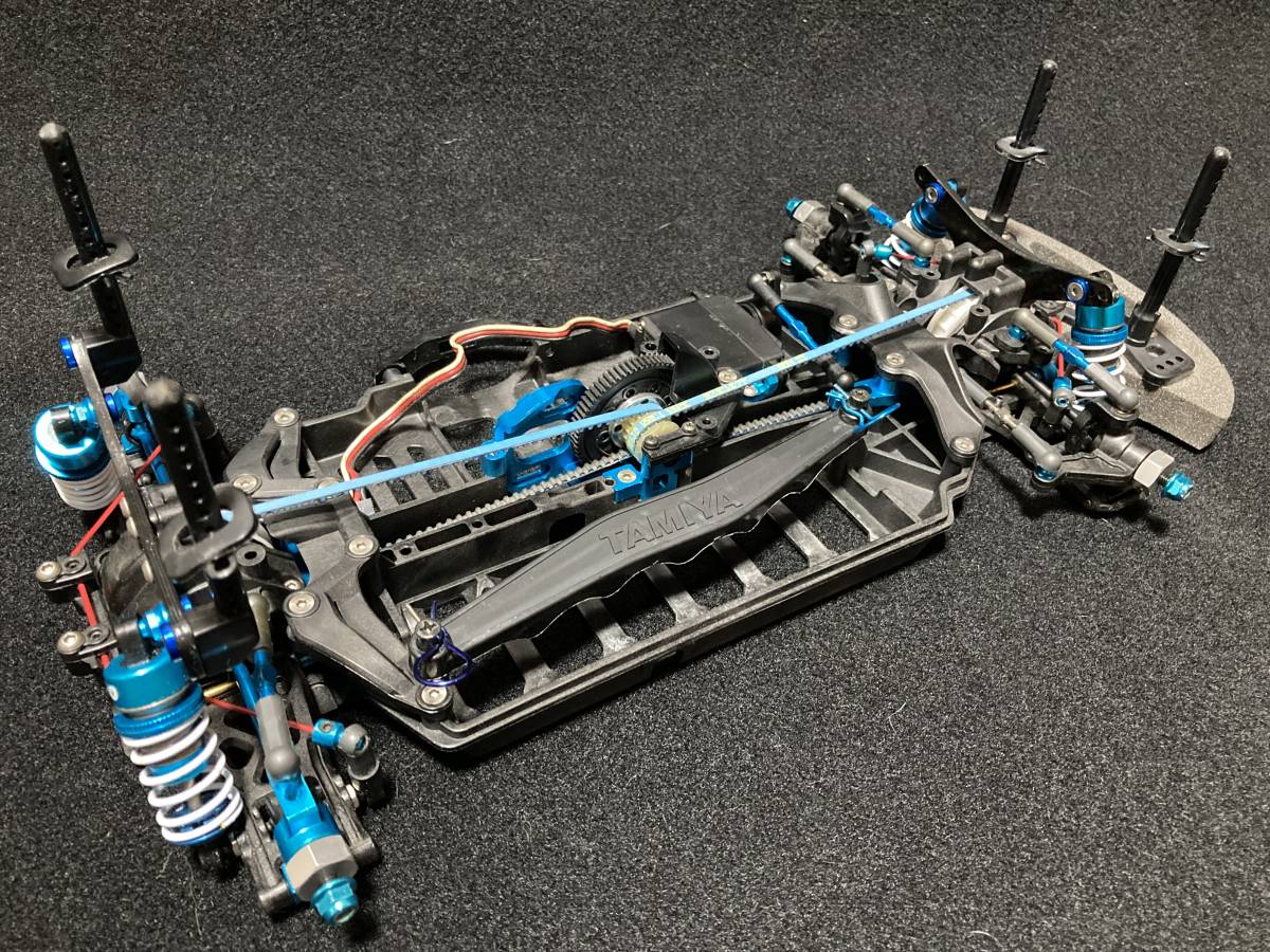 タミヤ 1/10 電動RCカー TA-05 シャーシ オプションパーツ多数 タミヤ