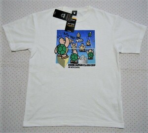 デサント　DESCENTE　2006 JAPAN CLUB CUP 大会開催記念プリントTシャツ　白色　サイズ L　吸汗速乾機能　亀/タートル絵柄プリント