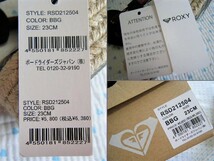 ロキシー　ROXY　LIGHT BREEZE　カジュアル用ストラップ付きサンダル　黒系　サイズ 23.0㌢　ストラップにヒールパッド付き　定価 6,380円_画像9