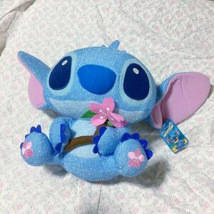 Lilo & stitch リロ＆スティッチ さくら　桜　サクラ　ぬいぐるみ　スティッチ　Disney