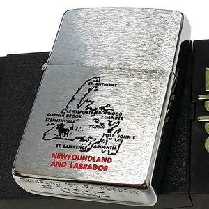 ZIPPO ライター 1993年製 カナダ製 廃盤 レア オンタリオ製 ニューファンドランド島 ジッポ シルバー レディース ギフト