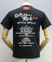 CREAM SODA (クリームソーダ) ROCK'N' ROLL SUMMIT 2008 TEE / ロッケンローサミット Tシャツ ブラック size S / ピンクドラゴン_画像3