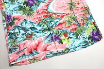 Hawaiian History Book (ハワイアン ヒストリーブック) ALOHA SHIRT / レーヨン アロハシャツ 美品 size M / ハワイアンシャツ_画像5