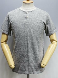 WORKERS K&T H (ワーカーズ) HENLEY NECK Tee / ヘンリーネックTシャツ 美品 グレー size S