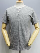 WORKERS K&T H (ワーカーズ) HENLEY NECK Tee / ヘンリーネックTシャツ 美品 グレー size S_画像2