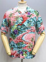 Hawaiian History Book (ハワイアン ヒストリーブック) ALOHA SHIRT / レーヨン アロハシャツ 美品 size M / ハワイアンシャツ_画像1