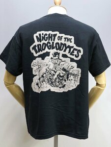 NIGHT OF THE TROGLODYTES (ナイト・オブ・ザ・トログロディート) チョッパーショー オフィシャルTシャツ ブラック