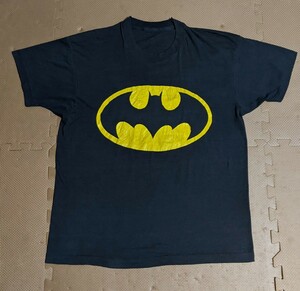 希少 USA製 80sヴィンテージ 1989年 BATMAN バットマン 映画 アメコミ DC コミック VINTAGE Tシャツ アニメ 漫画 90s MARVEL 映画