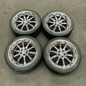 タイヤ付き社外ホイール4本セット　WORK SCHWERT SW4(ワーク シュヴァート)　19×8.5JJ　+42　114.3　5穴　245/40ZR19