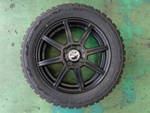 4.5J-15インチ 4H100 +45 CLIMATE ALIA 社外 165/65R15 トーヨー オープンカントリーR/T 中古 アルミ ホイール タイヤ 4本_画像3