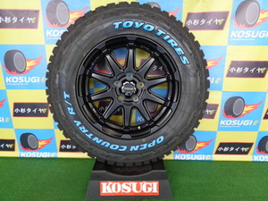 未使用展示品　サーキュラーC10S　6.5J-16 5H114.3 +38　オープンカントリー　225/70R16　デリカD5など　中古セット　