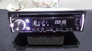 16AD7633 carrozzeria DEH-5100zs CD USB AUX AM FM スズキ 純正OP カプラー付き 動作確認済み