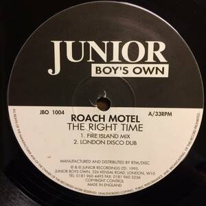 即決 Roach Motel / The Right Time / Movin' On 12inch UK FRANKIE KNUCKLES PLAY, Terry Farley & Pete Heller