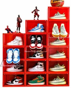  collector worth seeing shoes box storage box sneakers storage storage chest storage case sneakers box shoes storage shoes shelves 6 piece OTYTY