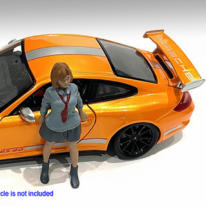 アメリカン ジオラマ 1/18 フィギア カーミート 1 女性 American Diorama 1/18 Figures Car Meet 1の画像3