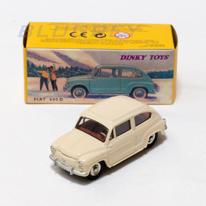 DINKY TOYS Dinky 1/43 Fiat 600D beige FIAT reprint ATLAS 520