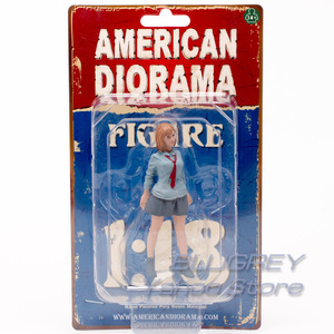 アメリカン ジオラマ 1/18 フィギア カーミート 1 女性 American Diorama 1/18 Figures Car Meet 1