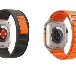 アルパインループ バンド トレイルループ バンド Apple Watch Ultra Apple Watch ナイロンメッシュバンド38/40/41mm 2本 男女兼用