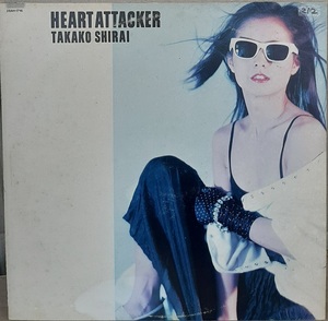 ☆USED 白井貴子 「HEART ATTACKER」 レコード LP☆