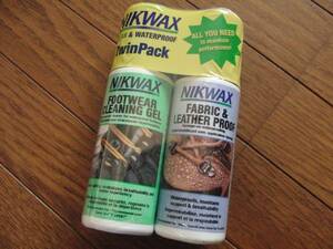 NIKWAXnik wax cleaning gel & leather proof 