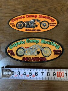 遠藤自動車　endo auto coyote canp meeting コヨーテキャンプミーティング　ステッカーと刺繍パッチのセット　新品未使用品　送料込み！