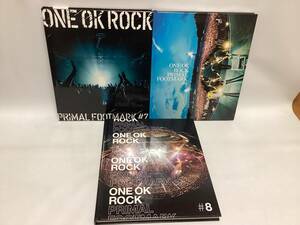★ ONE OK ROCK PRIMAL FOOTMARK #6 #7 #8 写真集 3冊まとめて ★