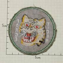 ★TI50 タイガー 虎 TIGER ワッペン 1枚 スカジャン デッキジャケットに! ベトナム 戦争 刺繍 ジャケット ベトジャン_画像2