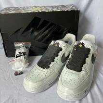 ▽【1円スタート】NIKE ナイキエアフォース1 '07 NIKE×PEACE MINUS ONE「AIR FORCE 1 07 ／ PARANOISE」 ローカットスニーカー_画像1