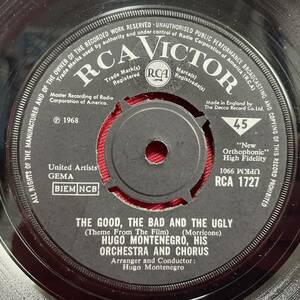 ◆UK7”s!◆HUGO MONTENEGRO◆THE GOOD, THE BAD AND THE UGLY◆