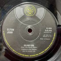 ◆UKorg7”s!◆ELTON JOHN◆ISLAND GIRL◆_画像4