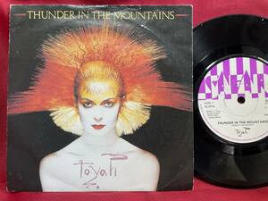 ◆UKorg7”s!◆TOYAH◆THUNDER IN THE MOUNTAINS◆