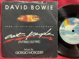 ◆UKorg7”s!◆DAVID BOWIE◆CAT PEOPLE(PUTTING OUT FIRE)◆