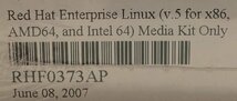 0786-O★Red Hat Enterprise Linux (v.5 for x86,AMD64, and Intel 64) Media Kit Only★未使用未開封品★送料185円(クリックポスト)_画像5