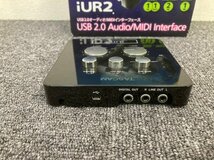 0753-O★TASCAM USB2.0オーディオ/MIDIインターフェース★iUR2★通電確認済中古現状渡し★_画像3