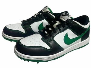  unused goods 11 year NIKE 488345-100 DUNK GOLF NG SL CELTICS Dunk golf shoes cell tiks white / green US8.526.5.