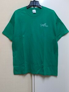 [送料無料](t22c5)XL企業モノリゾートホテルusaアメリカ輸入古着半袖刺繍Tシャツオーバーサイズゆるだぼ緑グリーンsonesta key biscayne