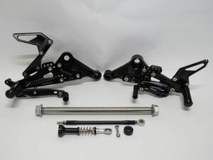 ※訳あり品※Aprilia用 RS660 rs660 2021-2023 CNC 調整式 バックステップ 黒