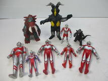 ウルトラマン 怪獣 ソフビ人形 フィギュア 9点セット 現状品 _画像1