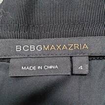 BCBG MAXAZRIA ビーシービージーマックスアズリア フレアスカート ひざ丈 無地 レディース ボトムス サイズ4 ブラック SSA23_画像5