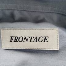 FRONTAGE フロンテッジ トップス シャツ ボタン ポケット 無地 長袖 レディース サイズ ライトブルー SO112_画像7